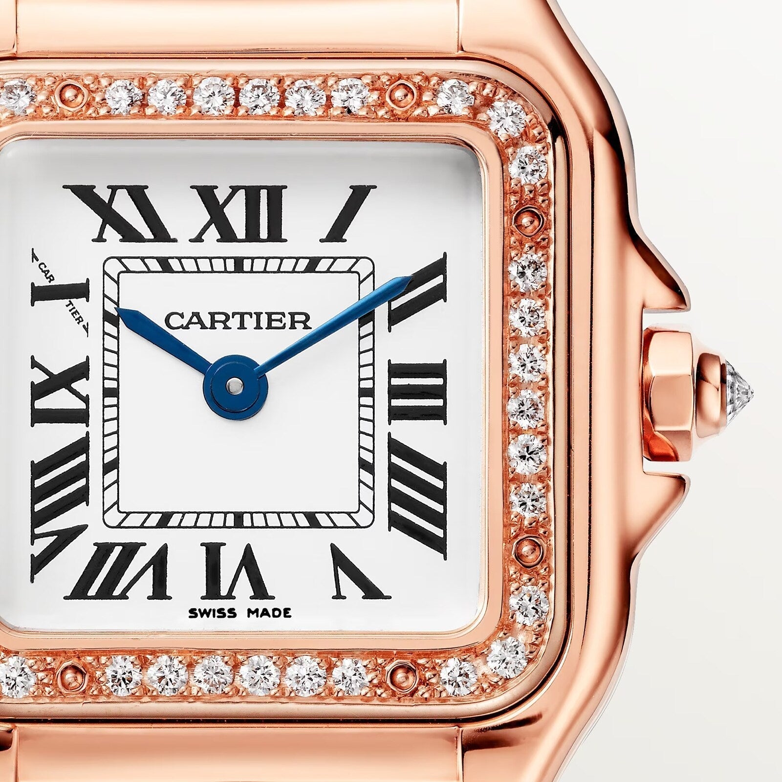 Panthère de Cartier Small model | 22mm, 18K Rose Gold, White Dial