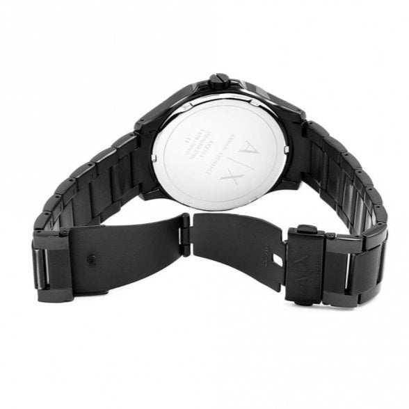 Armani Exchange Hampton AX2104 Men's Chronograph – Black Dial with Black Stainless Steel Strap